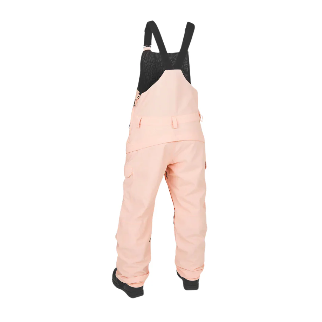 Volcom Women's Creston 3D Stretch Overall Bibs - Coral Haze - Image 2