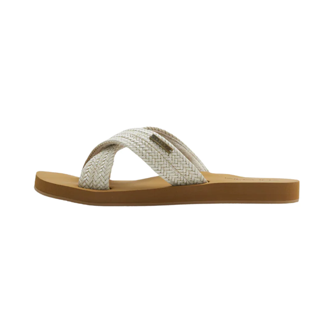Volcom Women's Double Cross Sandals - Cream - Image 5
