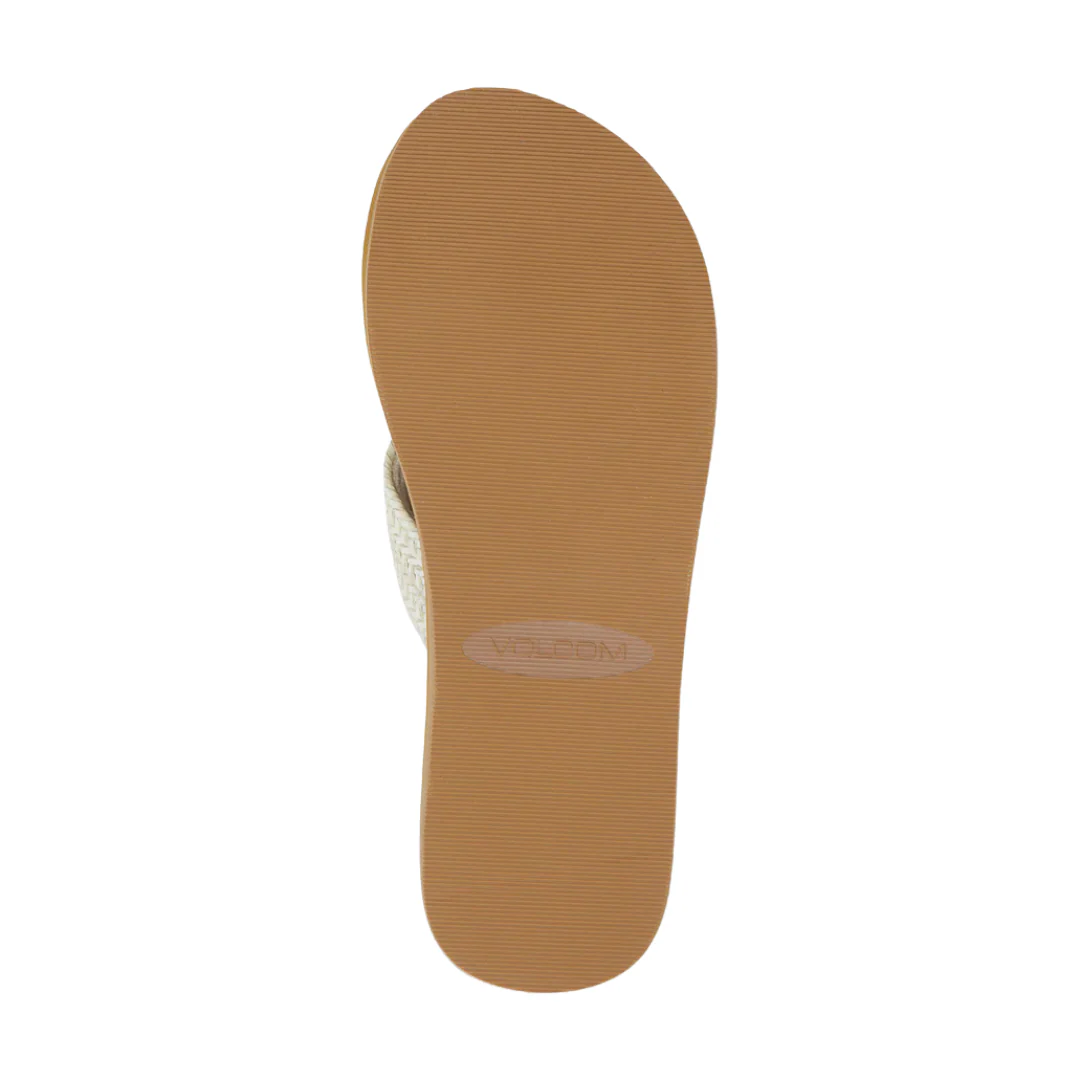 Volcom Women's Double Cross Sandals - Cream - Image 6