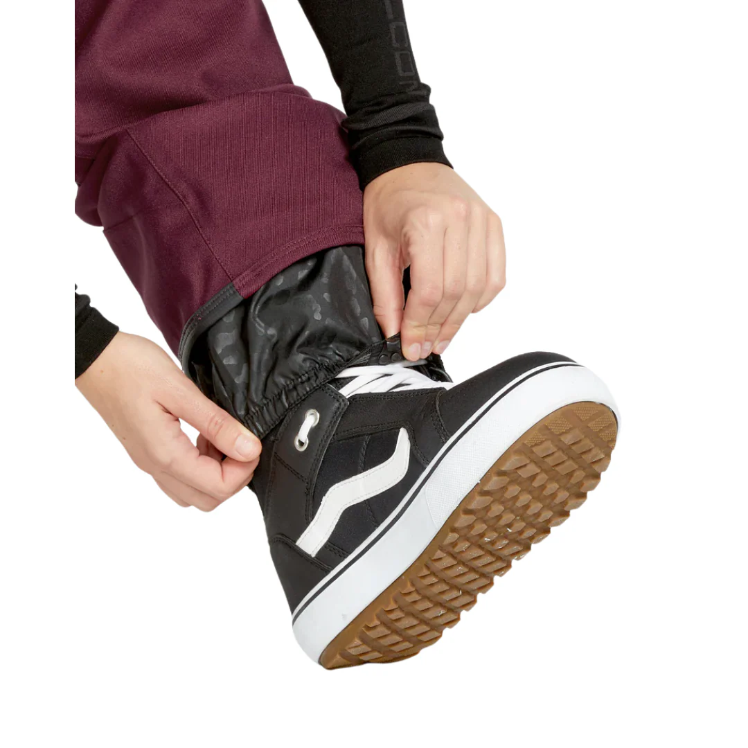 Volcom Women's Genus Stretch Pants - Burgundy - Image 4
