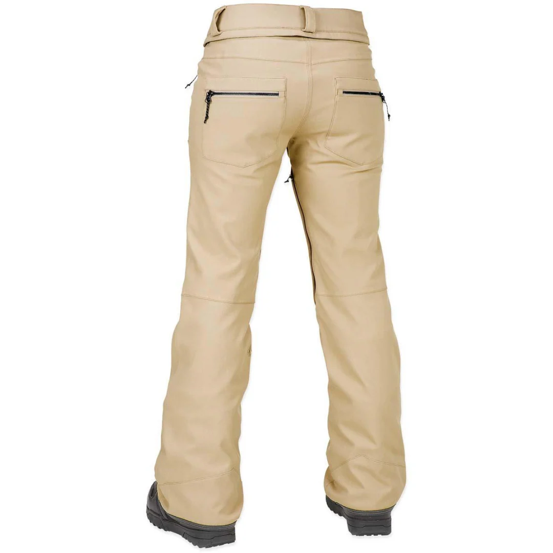 Volcom Women's Genus Stretch Pants - Sand - Image 2