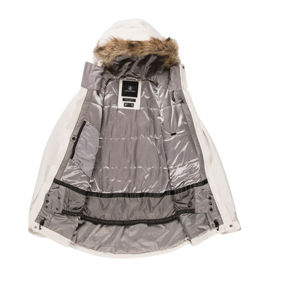 Volcom Women's Shadow Ins Jacket - Off White - Image 3