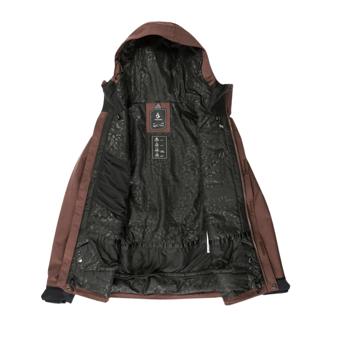 Volcom Women's Stoney Shadow Insulated Jacket - Mahogany - Image 3