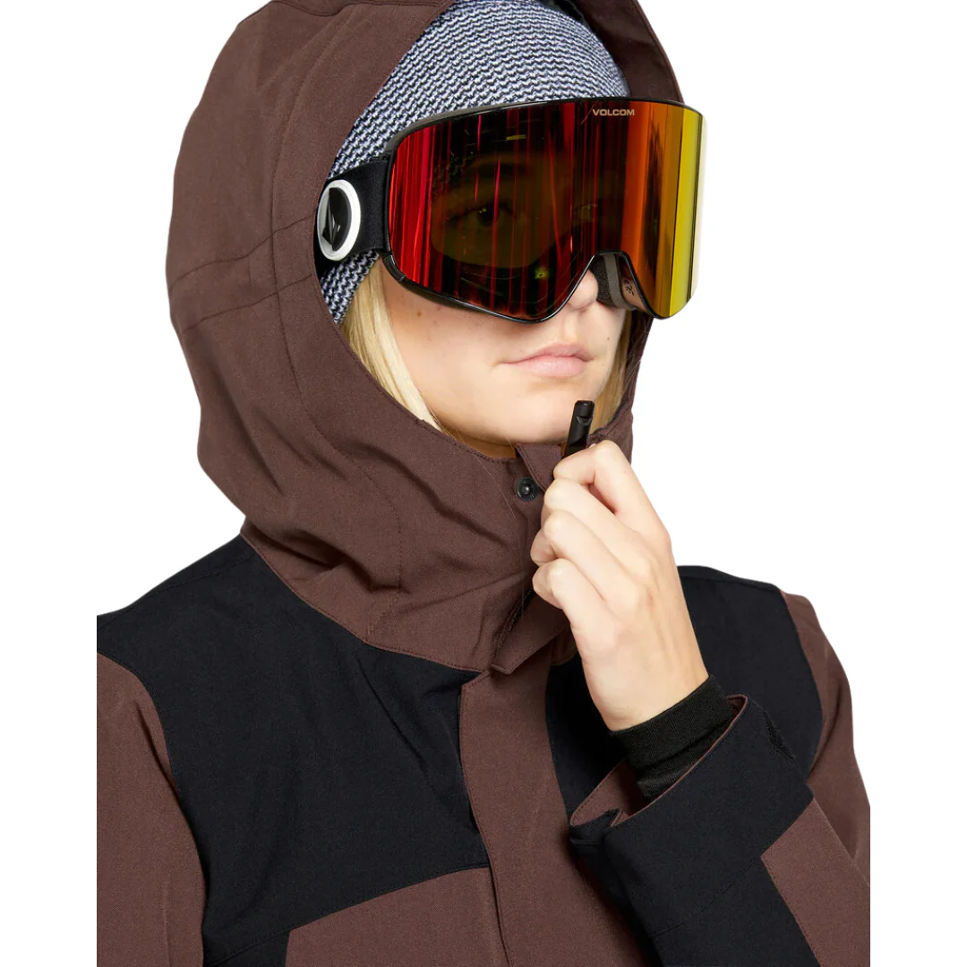 Volcom Women's Stoney Shadow Insulated Jacket - Mahogany - Image 6