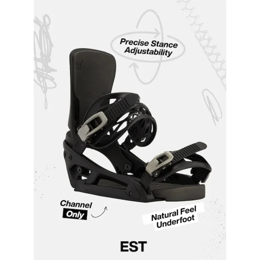 Women's Lexa ESTĀ® Snowboard Bindings - Black - Image 4